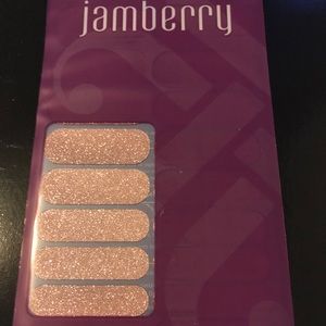 Rose gold metallic glitter Jamberry nail wraps